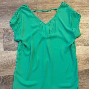 V-neck blouse